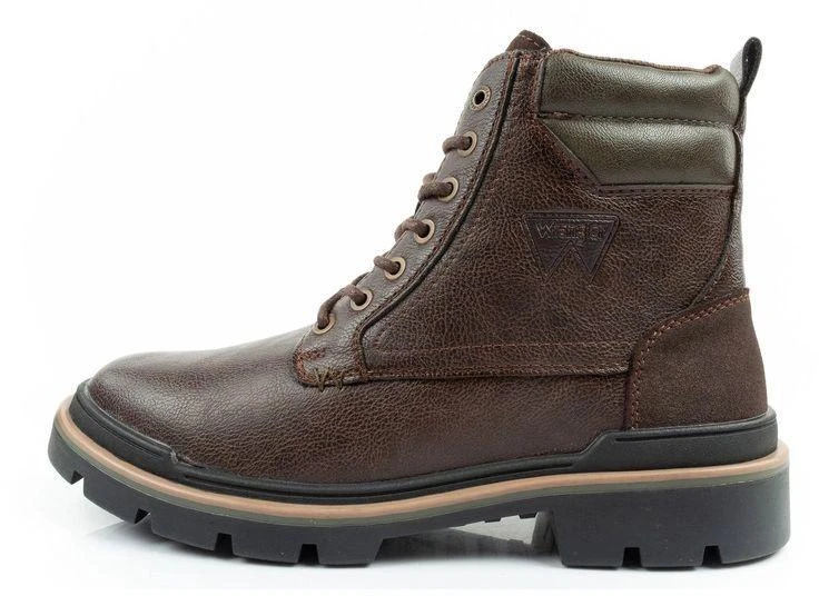 Wrangler Nevada vyriški Chelsea batai, elegantiški, madingi, tamsiai rudi