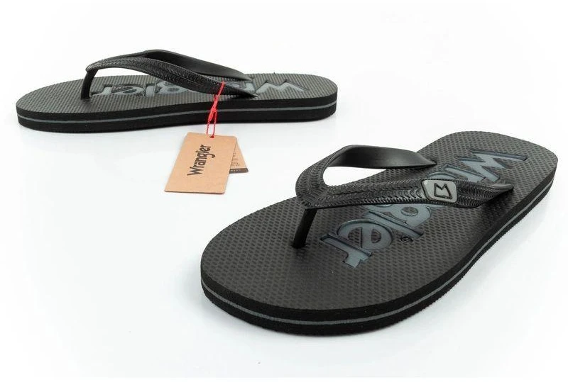 Wrangler vyriški flip-flop'ai Cole Flipflop juodos