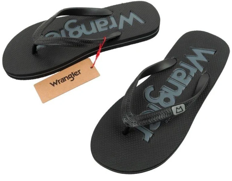 Wrangler vyriški flip-flop'ai Cole Flipflop juodos