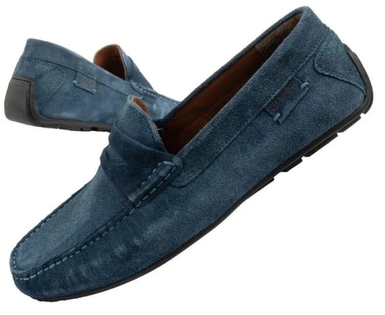 Wrangler vyriški zomšiniai mokasinai Maifield, tamsiai mėlyni