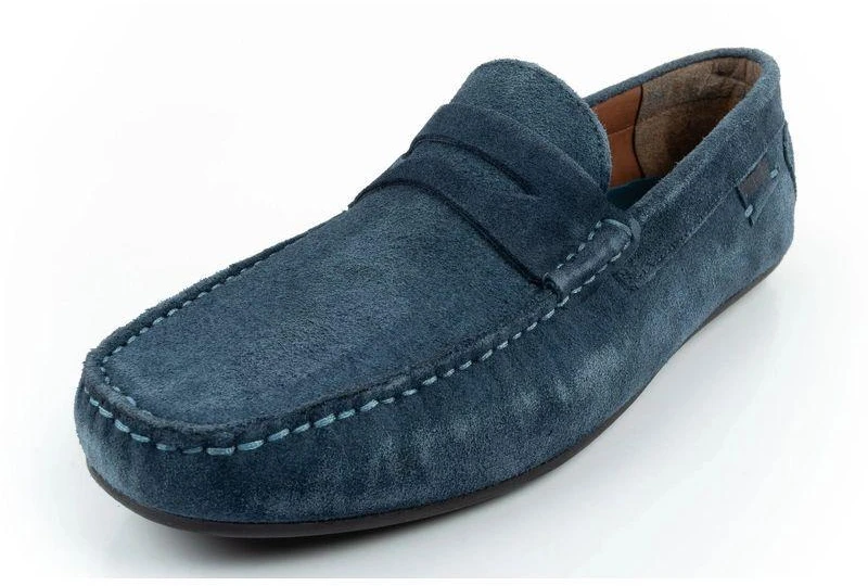 Wrangler vyriški zomšiniai mokasinai Maifield, tamsiai mėlyni