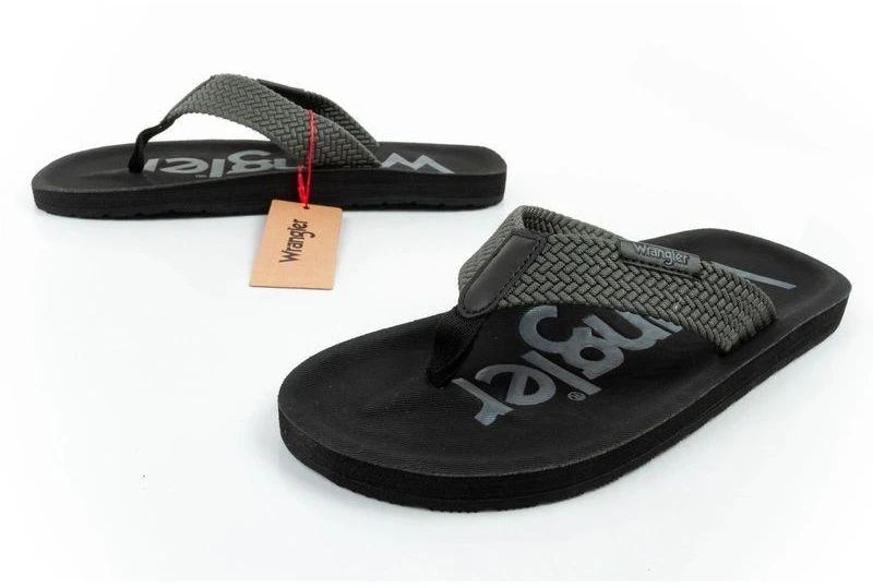 Wrangler Zane vyriški šlepetės, pilki flip-flop'ai