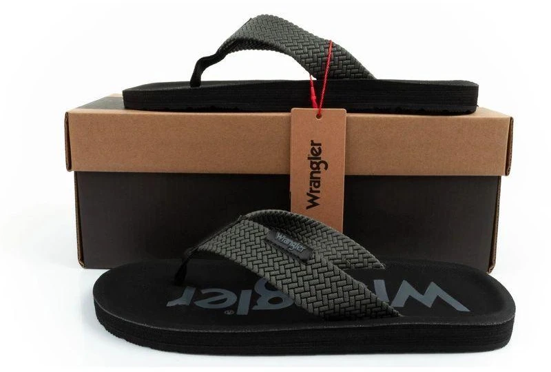 Wrangler Zane vyriški šlepetės, pilki flip-flop'ai