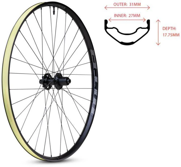 WTB PROTERRA ratlankis i27x29'' galinis 142x12 32 6 varžtai SH