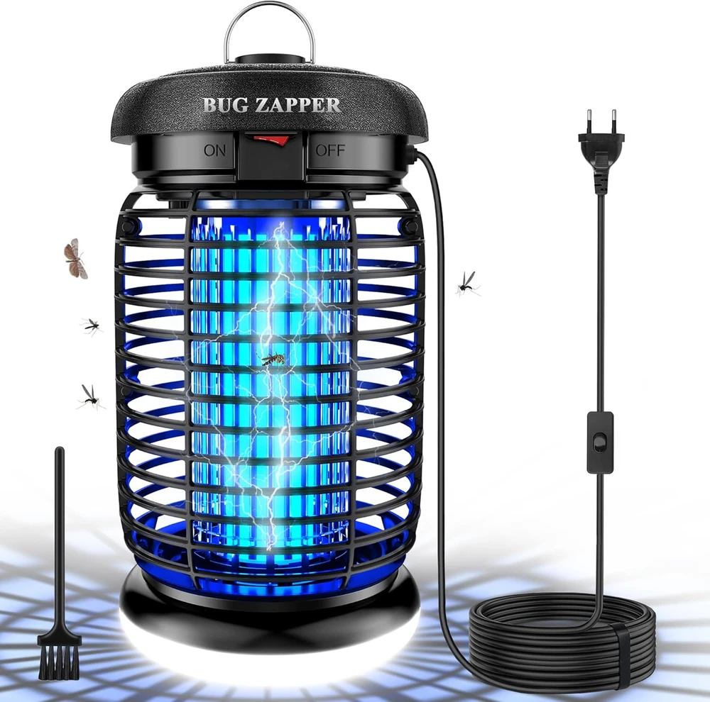 WUEAOA vabzdžių naikinimo lempa 15 W UV, 4200 V, LED, IPX4, KN-02/05