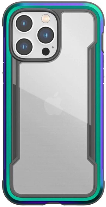 X-Doria Raptic Shield - Aluminum dėklas skirtas Apple iPhone 14 Pro Max Drop-Tested 3m Iridescent