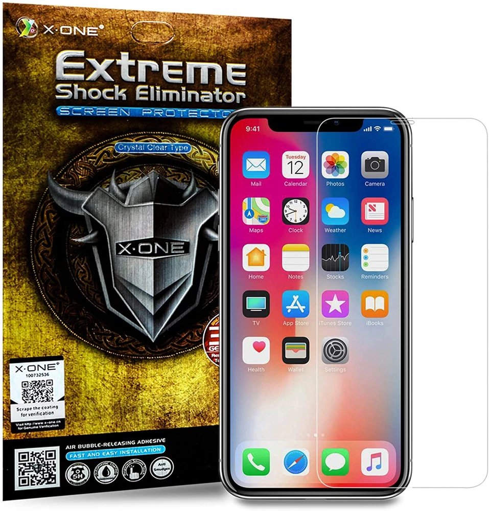X-ONE Extreme Shock Eliminator apsauginė plėvelė iPhone 7 Plus, juoda