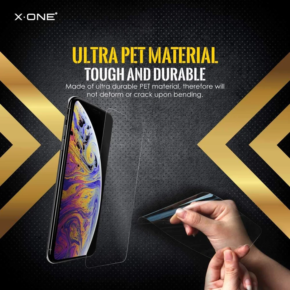 X-ONE Extreme Shock Eliminator apsauginė plėvelė iPhone 7 Plus, juoda