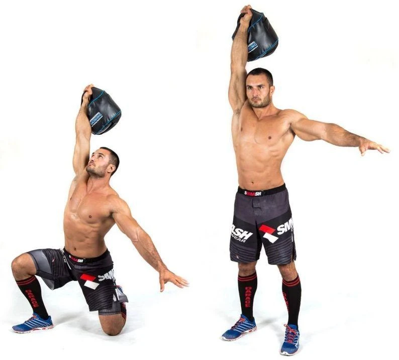 BUSHIDO XBag – Įranga funkcinėms treniruotėms su reguliuojamais svoriais (1–40 kg)
