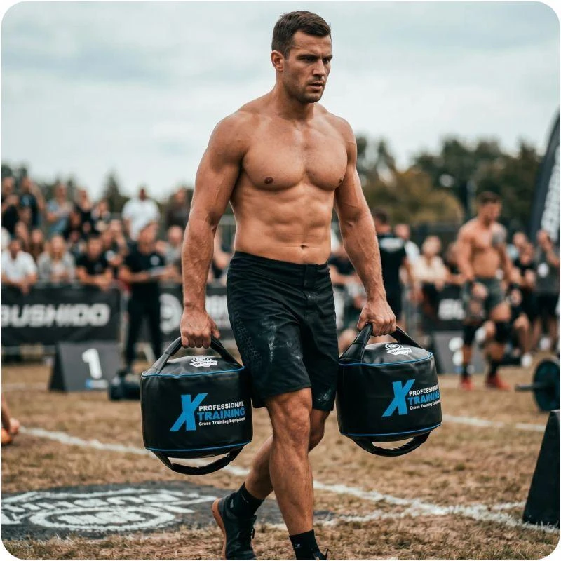 BUSHIDO XBag – Įranga funkcinėms treniruotėms su reguliuojamais svoriais (1–40 kg)