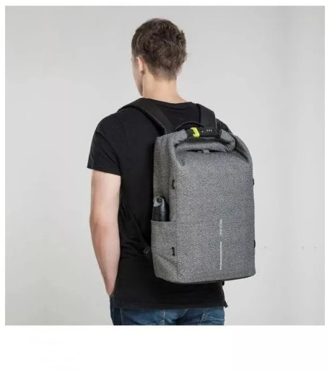 XD-Design miesto kuprinė Laisvalaikio kuprinė Pilkas audinys