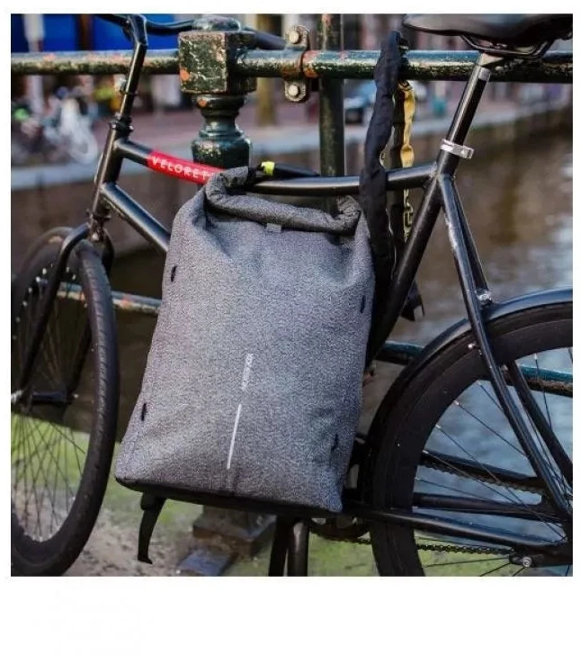 XD-Design miesto kuprinė Laisvalaikio kuprinė Pilkas audinys