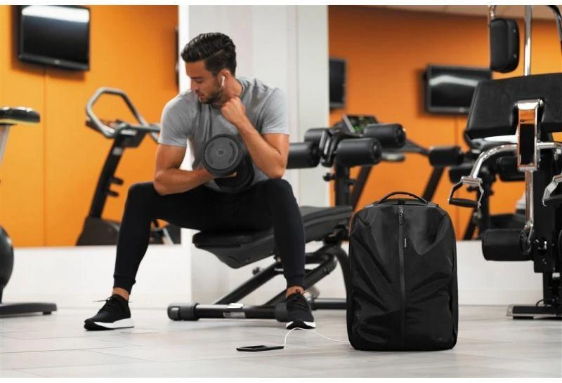 Kuprinė XD Design Bobby Flex gym, Juodos spalvos
