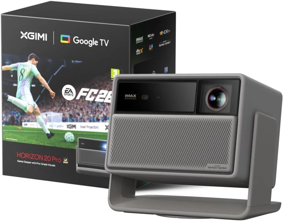 XGIMI 4K lazerinis projektorius su trijų RGB lazerių sistema, 4100 ISO lm, Horizon 20 Pro