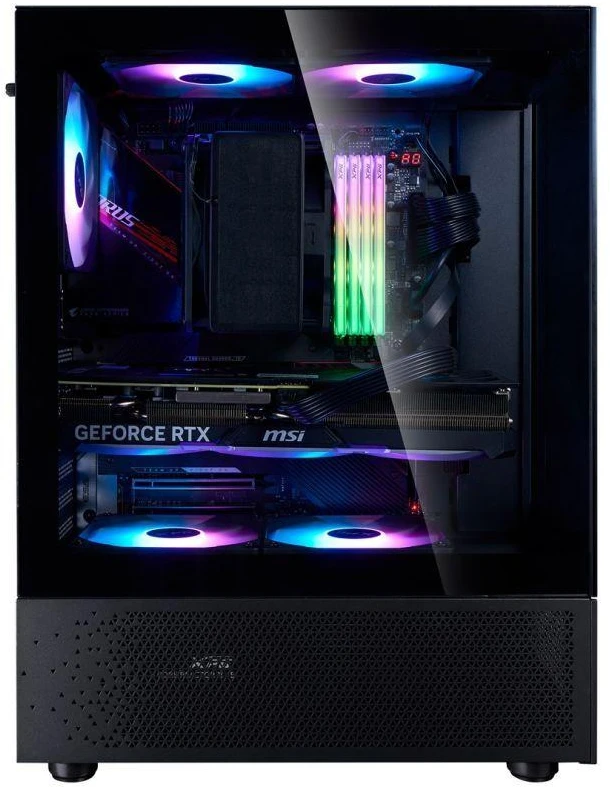 Ausinės XPG Invader X Mini Midi korpusas Juodas