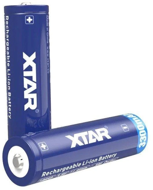 Xtar 3300mAh 3,6V 18650 akumuliatorius su PCB