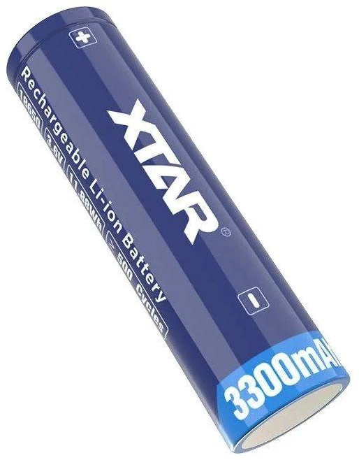 Xtar 3300mAh 3,6V 18650 akumuliatorius su PCB
