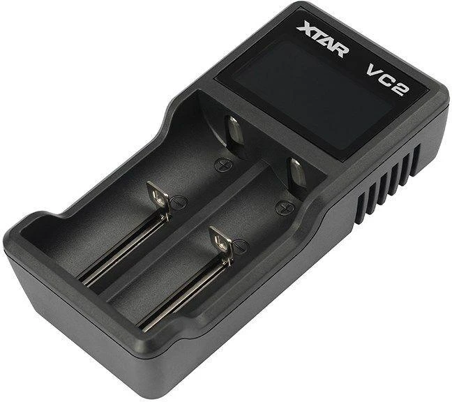 Baterijų įkroviklis XTAR VC2 18650 14500 18500 26650 Li-ion elementam 2 vietų