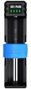 Baterijų Įkroviklis - XTAR SC1 Plus 3A Išmanusis Įkroviklis Li-Ion/Ni-MH Baterijoms USB-C