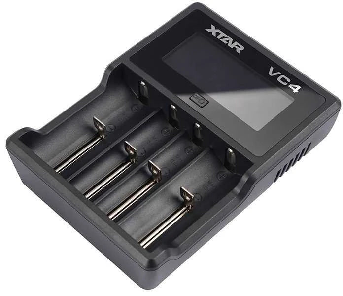 Baterijų įkroviklis XTAR VC4 18650 AA AAA elementam ni-MH li-ion 4 vietų 