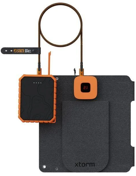 Xtorm XR2S14 mobiliojo įrenginio kroviklis Universalus Juoda Saulinis Lauke
