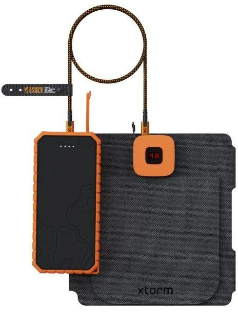 Xtorm XR2S28 mobiliojo įrenginio kroviklis Universalus Juoda Saulinis Lauke