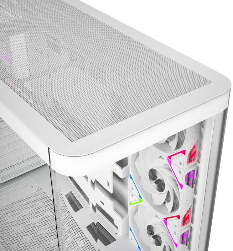 Usorteret XYZ QUANTUM Midi Tower kompiuterio korpusas, baltas