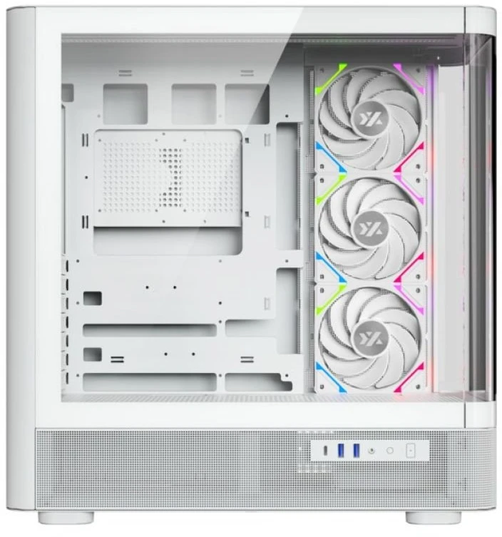 Usorteret XYZ QUANTUM Midi Tower kompiuterio korpusas, baltas