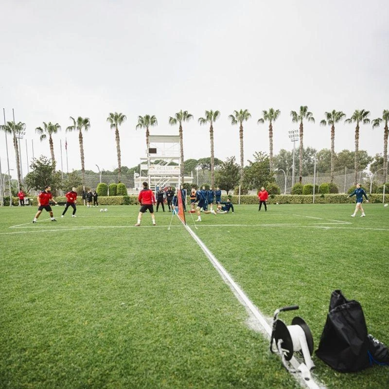Yakimasport Futbolo ir tinklinio aikštelių žymėjimo juosta, linijos 100756 Balta
