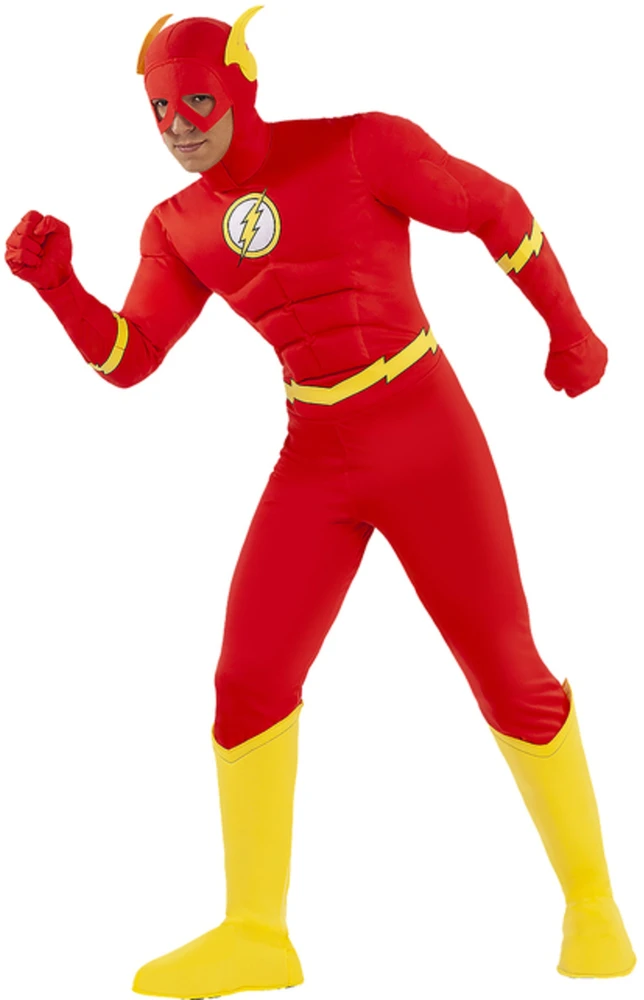Žaibo (The Flash) kostiumas vyrams – DC Comics