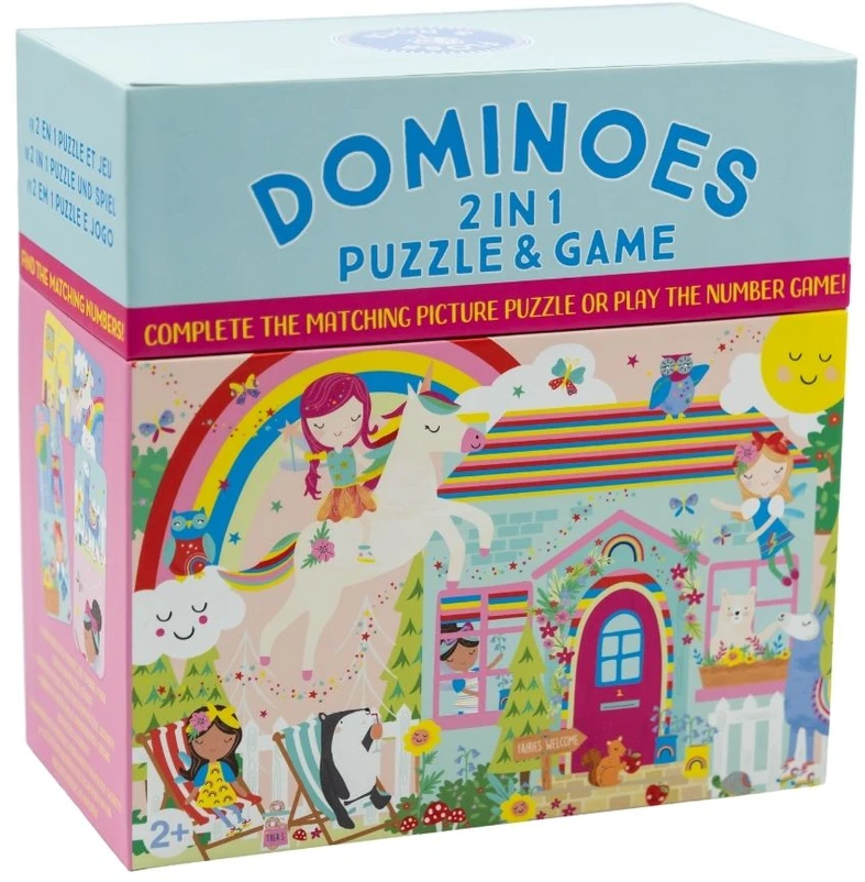 Rock Žaidimas domino-dėlionė 2in1, Vaivorykštės fėja