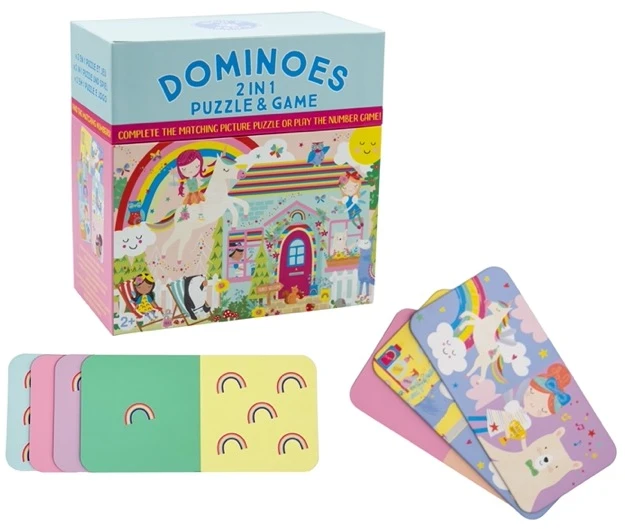 Rock Žaidimas domino-dėlionė 2in1, Vaivorykštės fėja