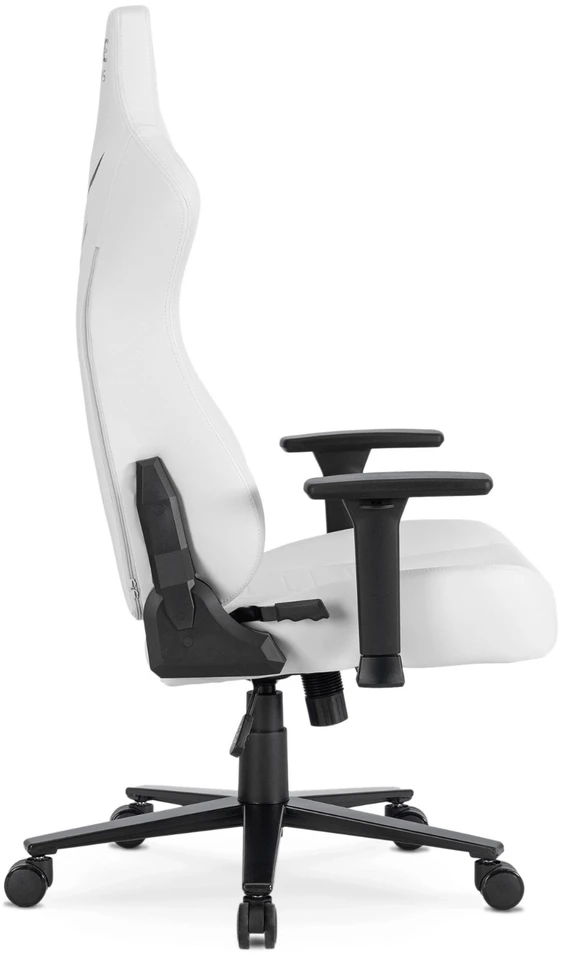 Žaidimų kėdė balta / juoda su TILT mechanizmu – ergonomiška ir stilinga