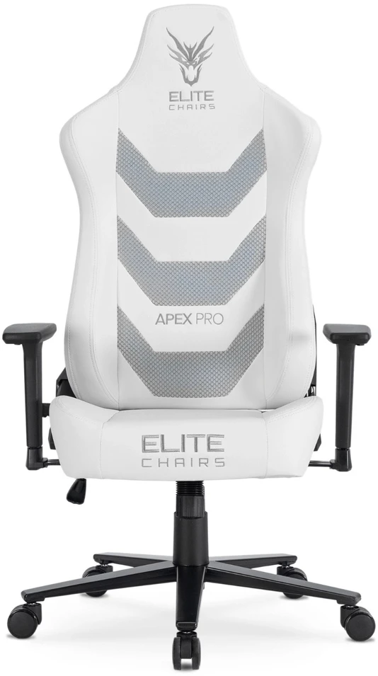 Žaidimų kėdė balta / juoda su TILT mechanizmu – ergonomiška ir stilinga