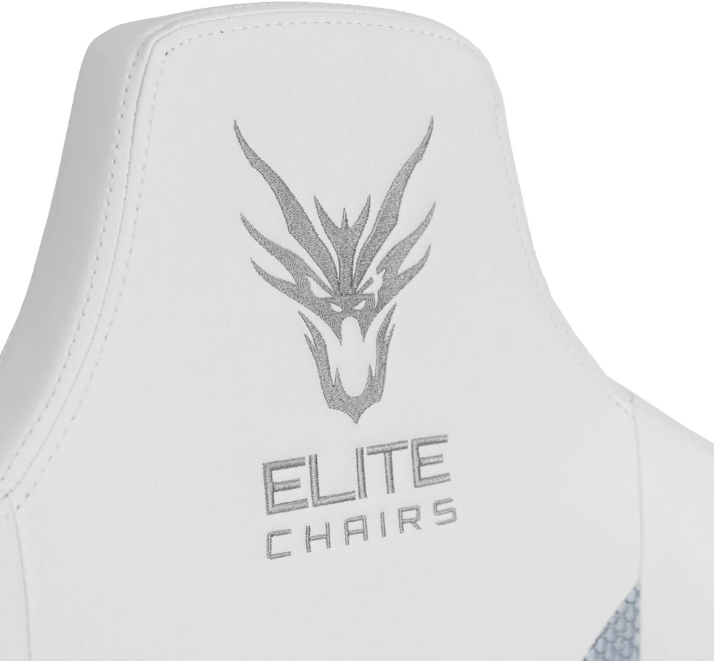 Žaidimų kėdė balta / juoda su TILT mechanizmu – ergonomiška ir stilinga
