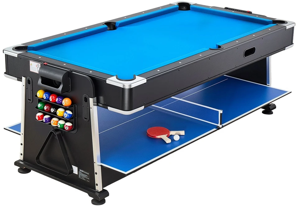 Žaidimų stalas „trys viename“ VEVOR AP724V1-US, 2,2 m ilgio