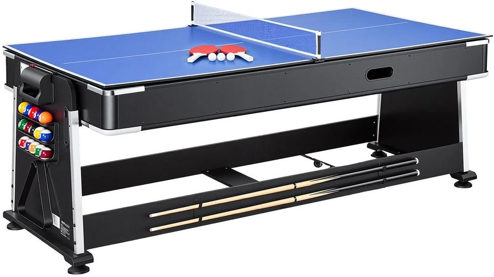 Žaidimų stalas „trys viename“ VEVOR AP724V1-US, 2,2 m ilgio