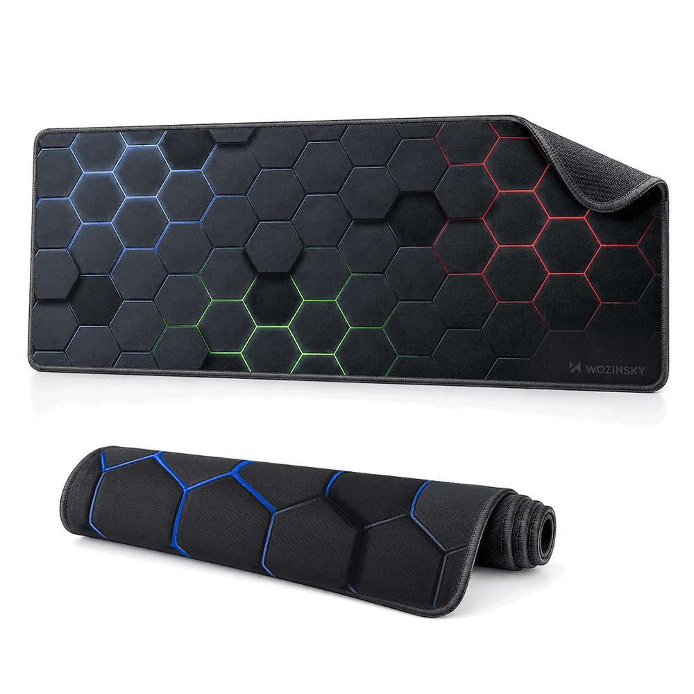 Wozinsky WPD-B800 Gaming Desk Pad 800x300mm Atsparus vandeniui with Pattern - Juodas
