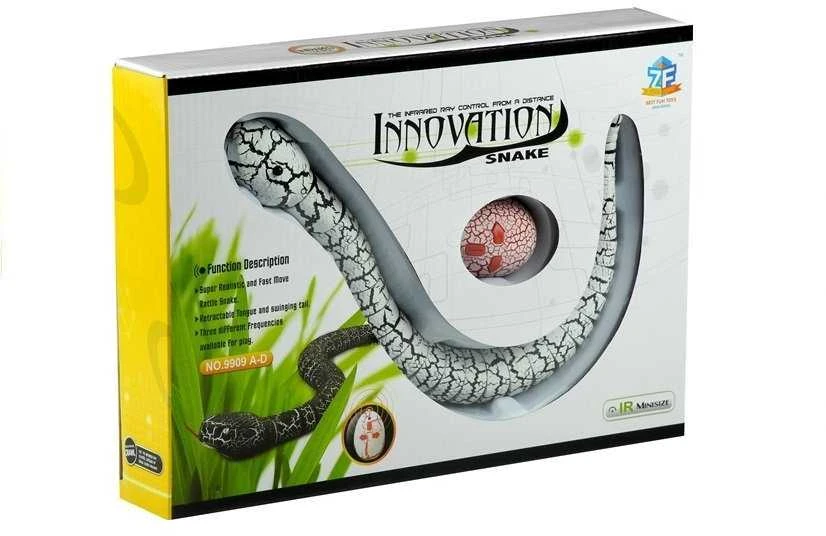 Nuotoliniu būdu valdoma gyvatė Lean Toys, balta