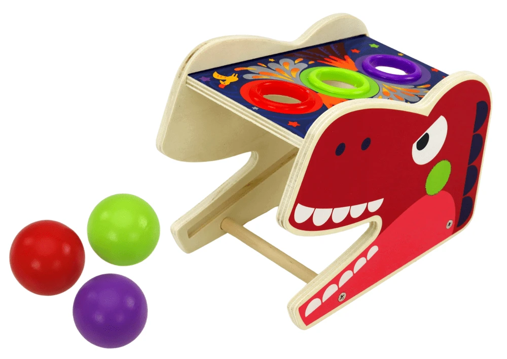 Lean Toys Edukacinis muzikinis žaislas Dinozauras