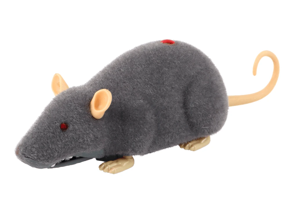 Mysz Nuotoliniu būdu valdoma pelė Lean Toys, pilka