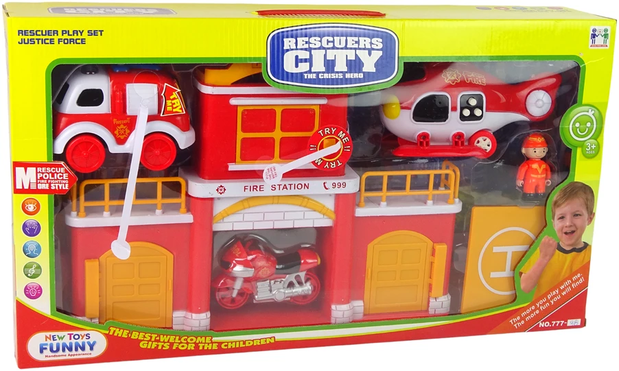 Lean Toys Gaisrinės rinkinys su garsu