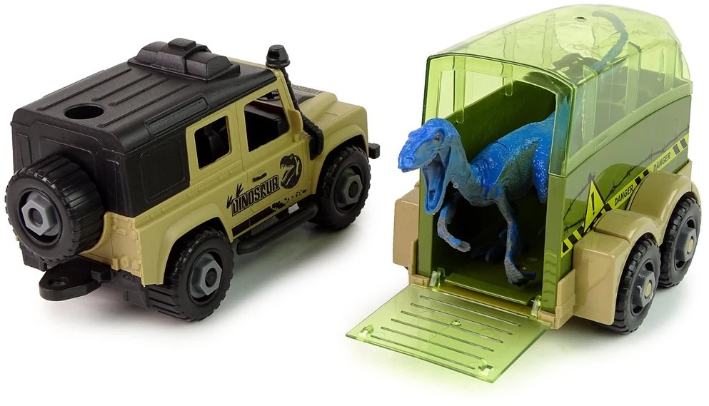 Lean Toys Dinozaurų Transporteris Su Surinkimo Rinkiniu