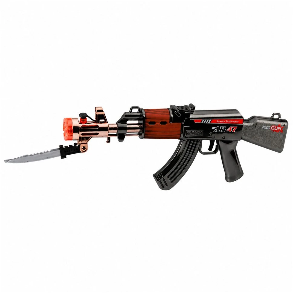 Lean Toys Žaislinis AK 47 automatas 45 cm
