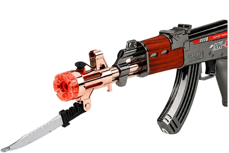 Lean Toys Žaislinis AK 47 automatas 45 cm