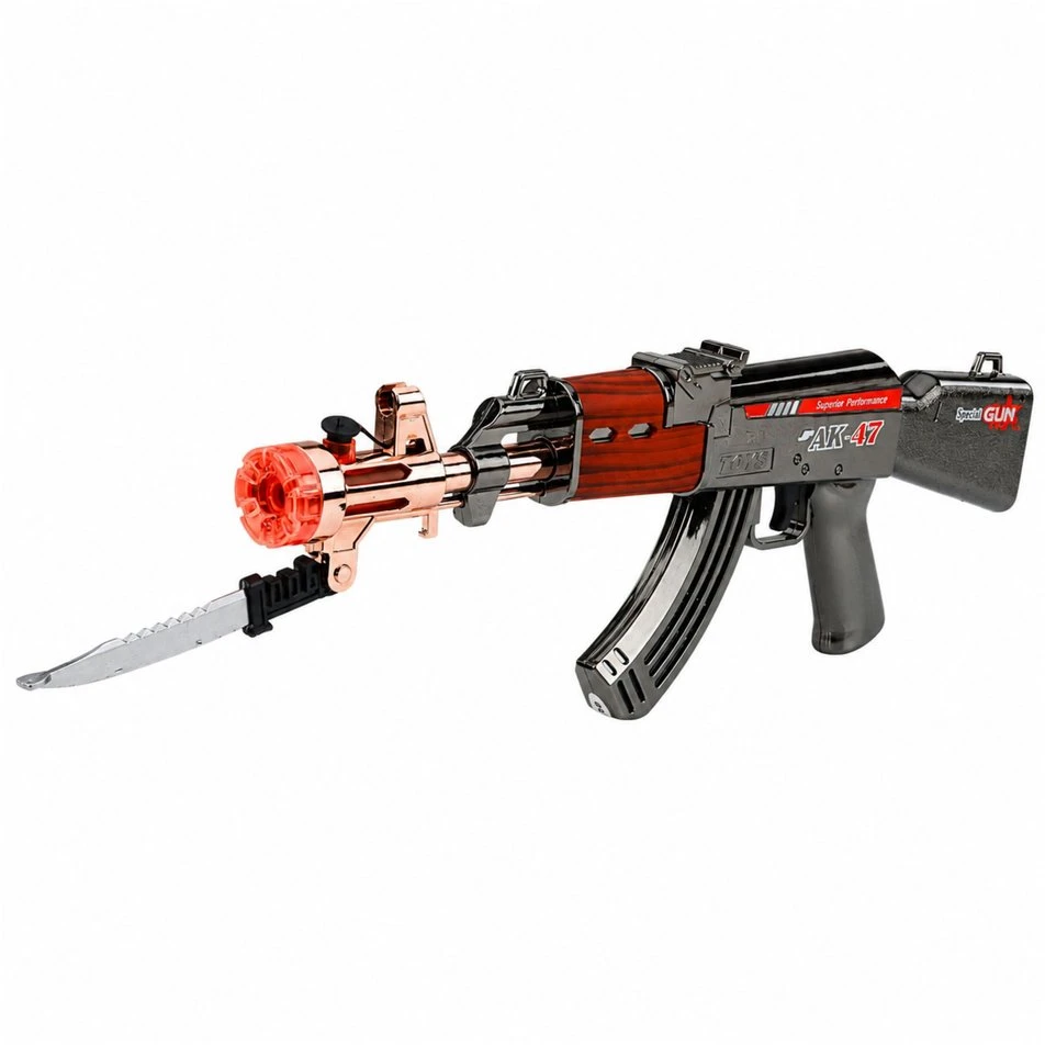 Lean Toys Žaislinis AK 47 automatas 45 cm