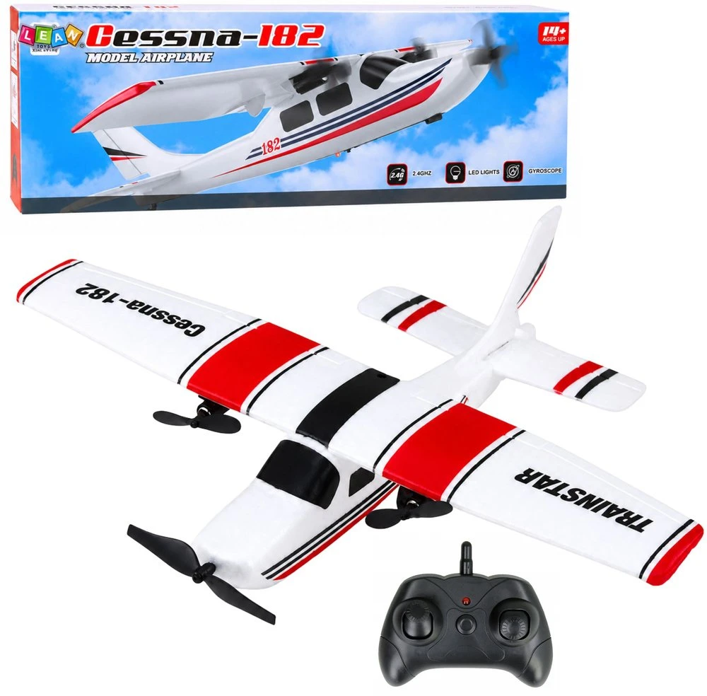 Lean Toys Nuotoliniu būdu valdomas lėktuvas Cessna 182