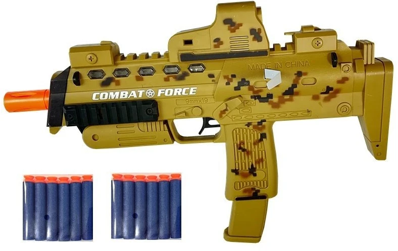 Zestaw Vaikų karinis žaidimų rinkinys su MP7 A1 ir Glock 17