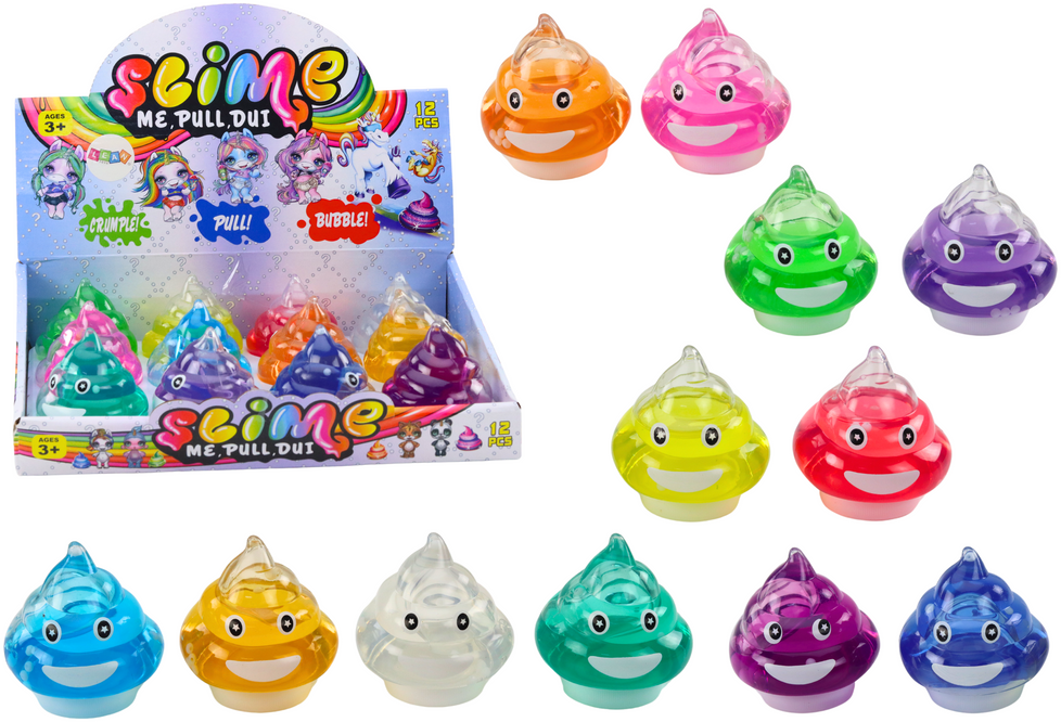 Lean Toys Žaislas Slime Emocijų Dėžutėje 150 g, 12 Spalvų