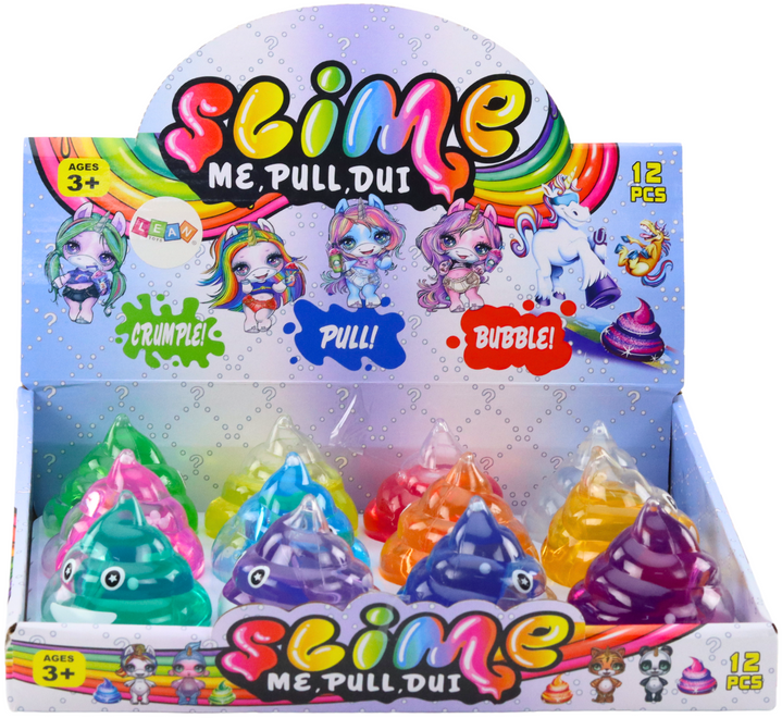 Lean Toys Žaislas Slime Emocijų Dėžutėje 150 g, 12 Spalvų